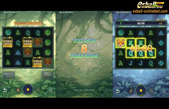 Wild Pounce Slot Free Spins Feature Wild Pounce Slot Free Spins Feature
