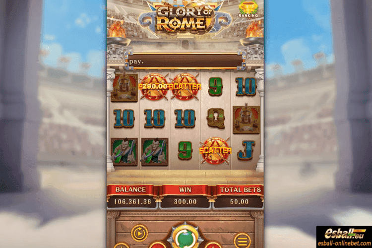 Glory of Rome Slot Prize Glory of Rome Slot Prize