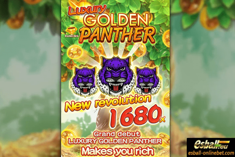 FC Luxury Golden Panther Slot Machine For Real Money
