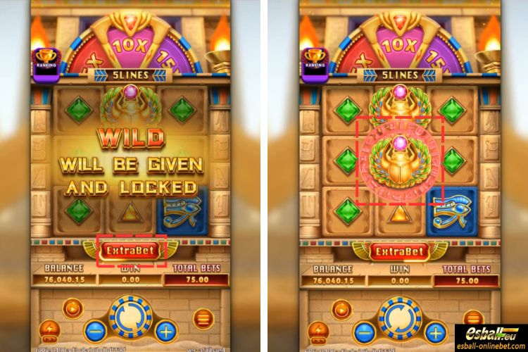 Treasure Raiders Extra Bet Function Treasure Raiders Extra Bet Function