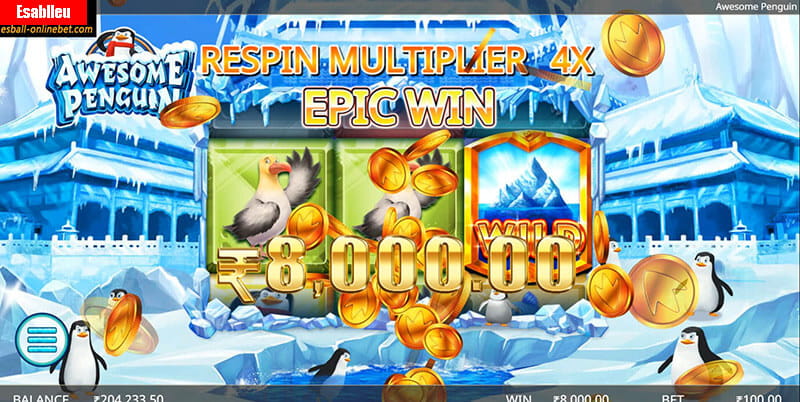 Awesome Penguin Slot Machine Bonus Features