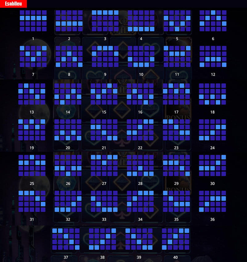 Blood Moon Slot Machine Payline
