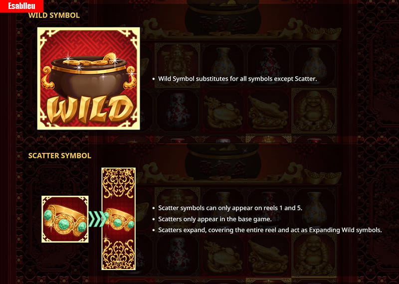 Bowl Of Fortune Slot Machine Wild and Scatter Symbol