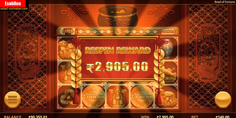 Bowl Of Fortune Slot Machine Bonus Game