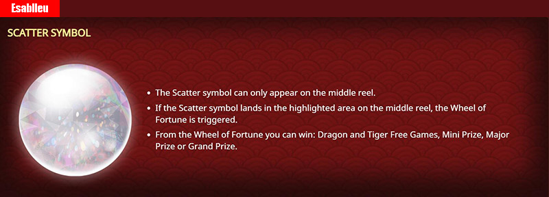 Dragon & Tiger Slot Machine SCATTER Symbol