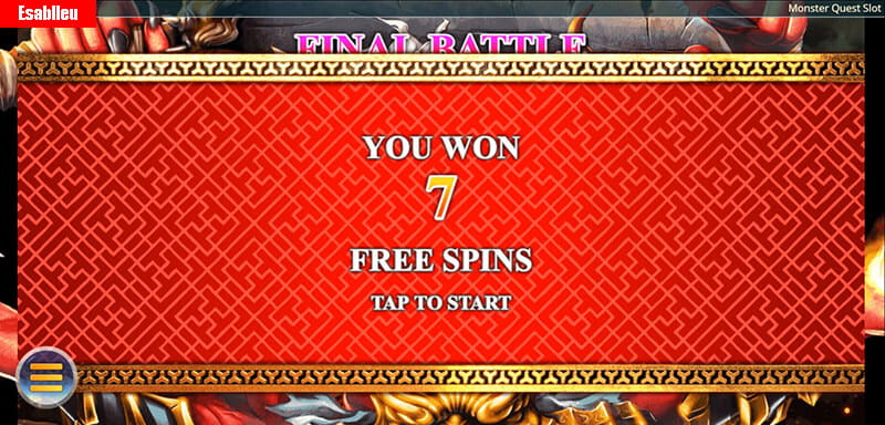 Monster Quest Slot Machine Free Spins Feature
