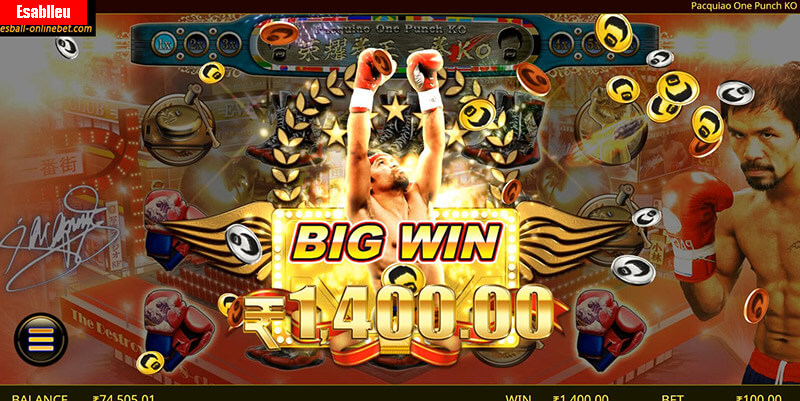 Pacquiao One Punch KO Slot Machine Free Spins Bonus