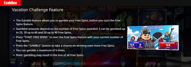 Piggy Bank Millionaire Slot Machine Vacation Challenge Feature