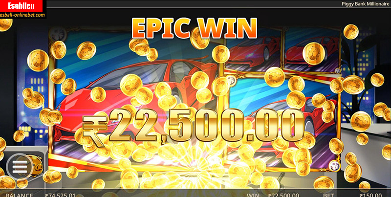 Piggy Bank Millionaire Slot Machine Epic Win