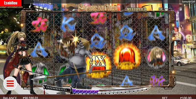 Samurai Girl Slot Machine Free Spins Bonus