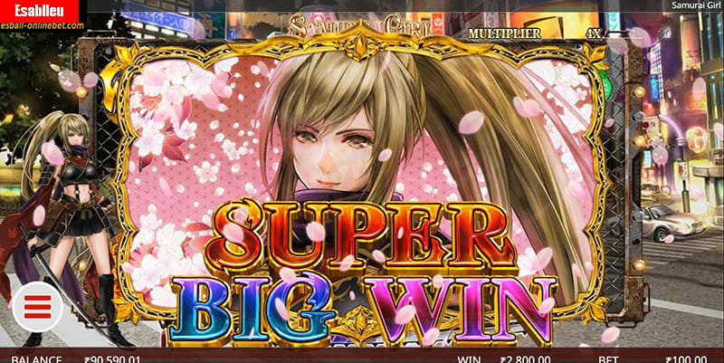 Samurai Girl Slot Machine Free Spins Bonus