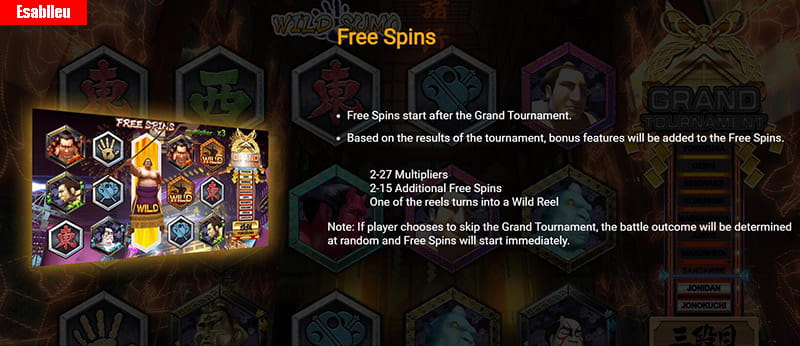 Wild Sumo Slot Machine Free Spins Bonus