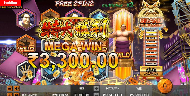 Wild Sumo Slot Machine Free Spins Bonus