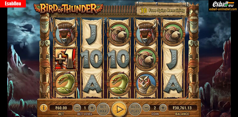 Bird Of Thunder Slot Machine Free Spins Bonus