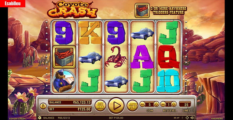 Coyote Crash Slot Machine