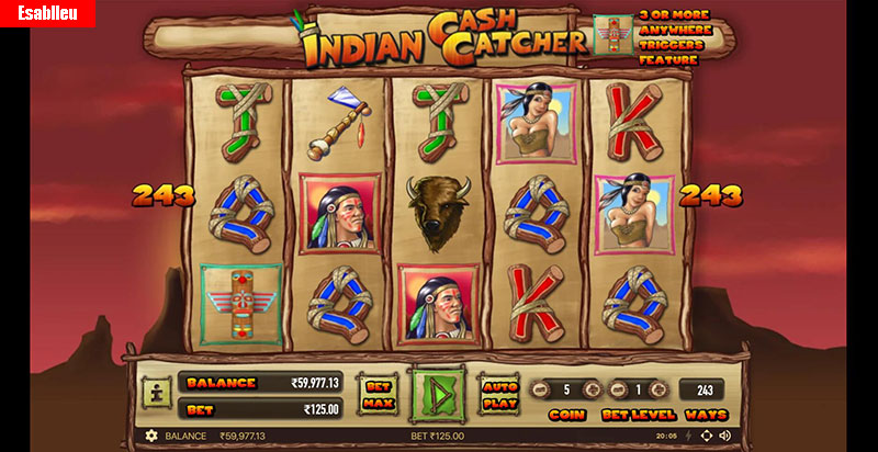 Indian Cash Catcher Slot Machine