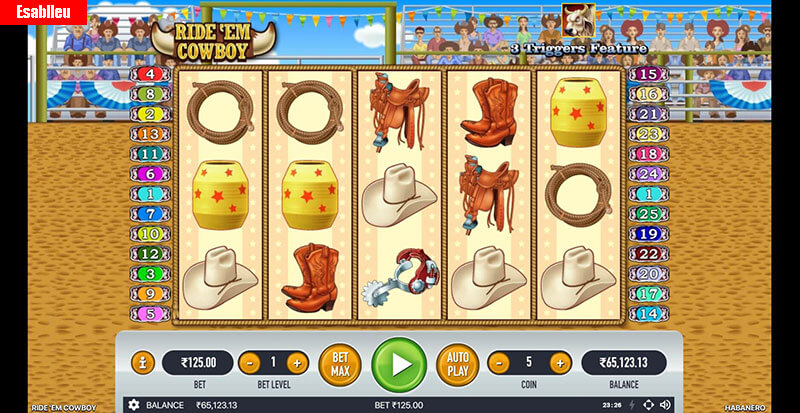 Ride'Em Cowboy Slot Machine