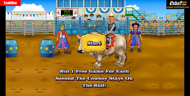 Ride'Em Cowboy Slot Machine Free Spins Bonus