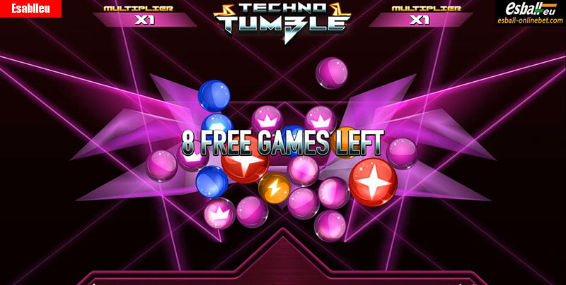 Techno Tumble Slot Machine Free Spins Bonus