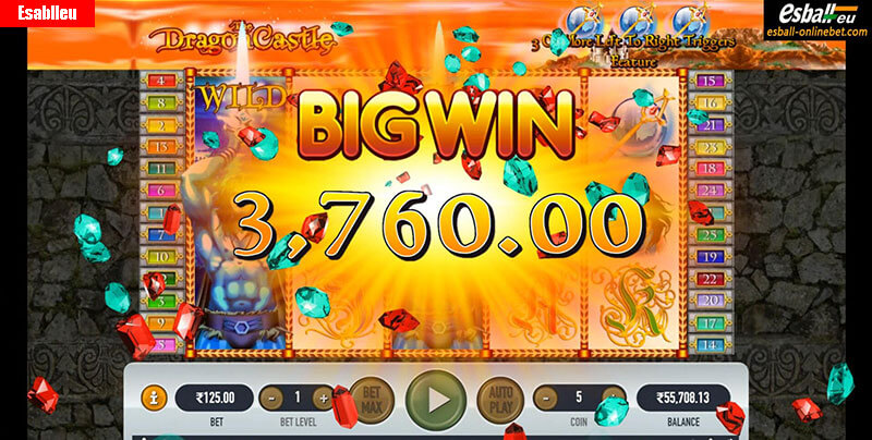 The Dragon Castle Slot Machine Big Win