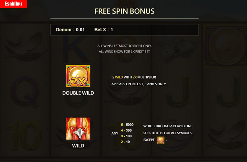 Cock Fight Slot Machine Free Spin Bonus
