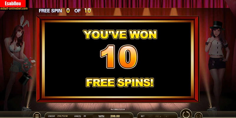 Curvy Magician Slot Machine Free Spin Bonus