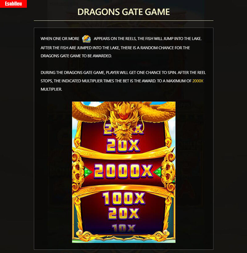 Dragons Gate Slot Machine Bonus Game