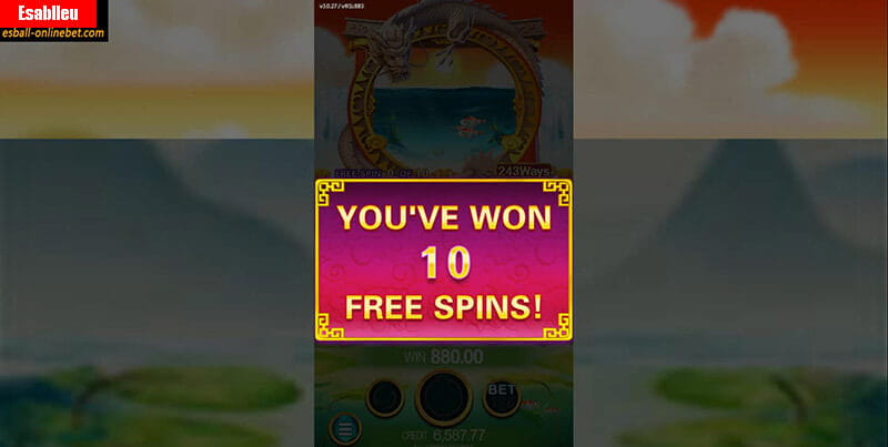 Dragons Gate Slot Machine Bonus Game