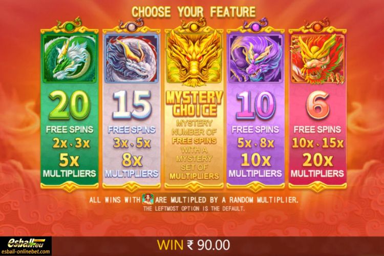 Dragons World Free Spin Feature Dragons World Free Spin Feature