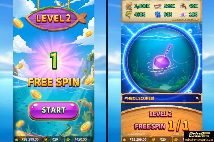 Fishin' Fever X-Huge Free Spin Level 2 Fishin' Fever X-Huge Free Spin Level 2