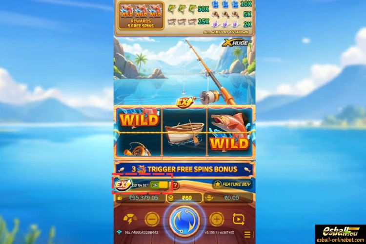 Fishin' Fever X-Huge Extra Bet Fishin' Fever X-Huge Extra Bet