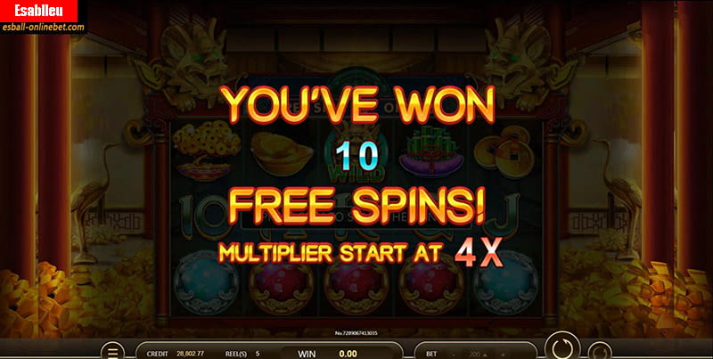 Fortune Treasure Slot Machine Free Spins Bonus