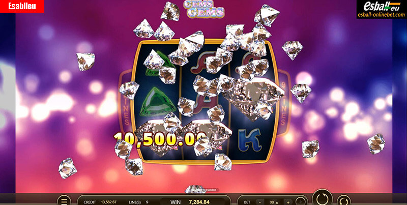 Gems Gems Slot Machine Free Spin Bonus