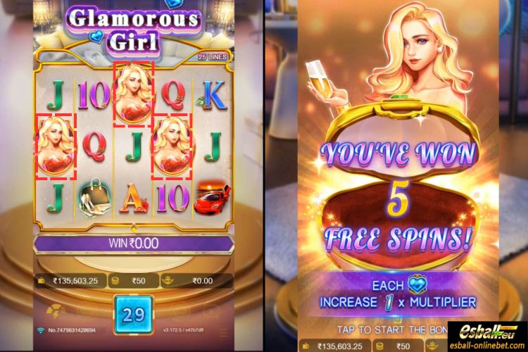 Glamorous Girl Free Spin Glamorous Girl Free Spin