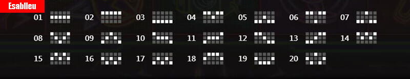 Golden Disco Slot Machine Payline