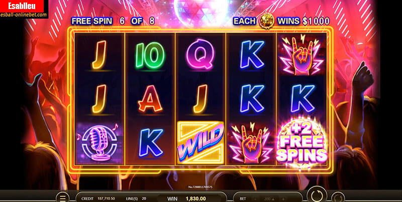 Golden Disco Slot Machine Free Spin Bonus