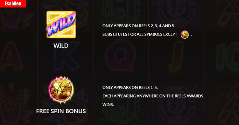 Golden Disco Slot Machine Wild and Free Spin Bonus