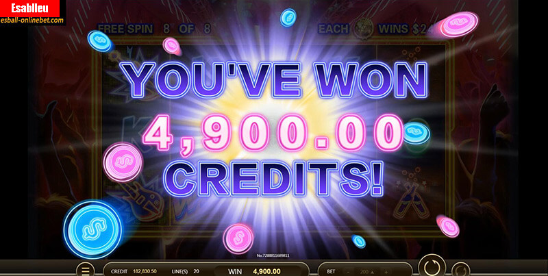 Golden Disco Slot Machine Big Win