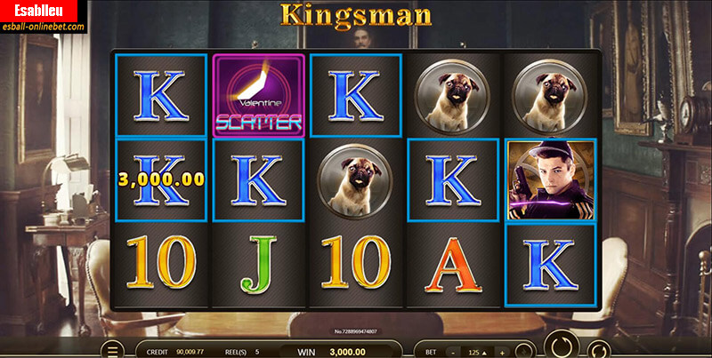 Kingsman Slot Machine Free Spins Bonus