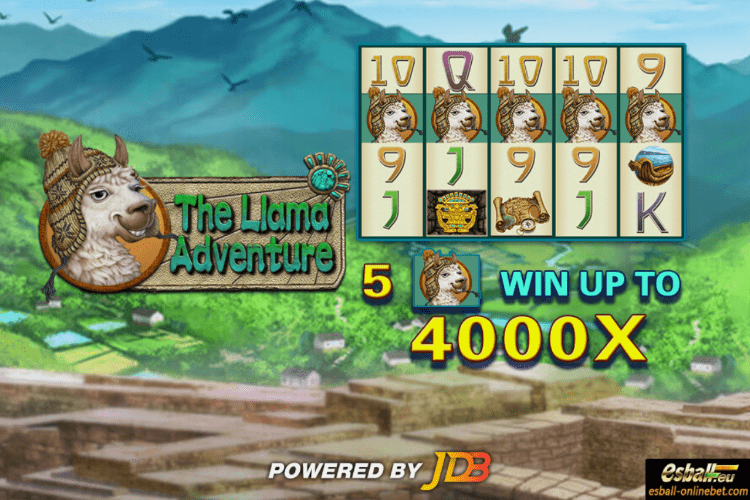 Llama Adventure Slot Game, Llama Adventure JDB Gaming