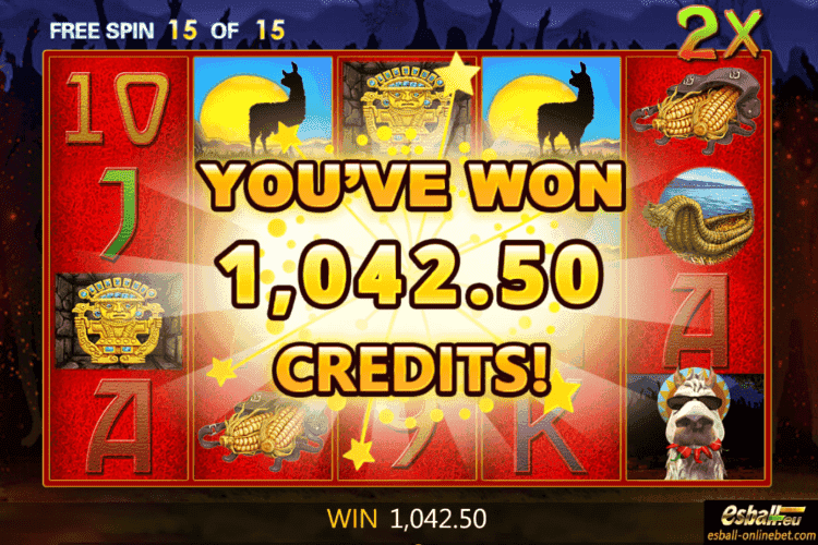 Llama Adventure Slot Game Big Win