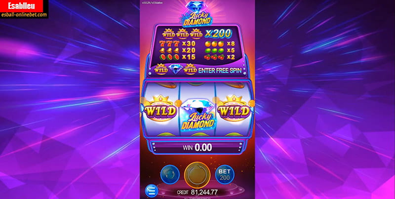 Lucky Diamond Slot Free Spin Bonus