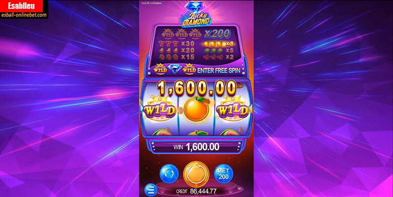Lucky Diamond Slot Machine Wild Symbols