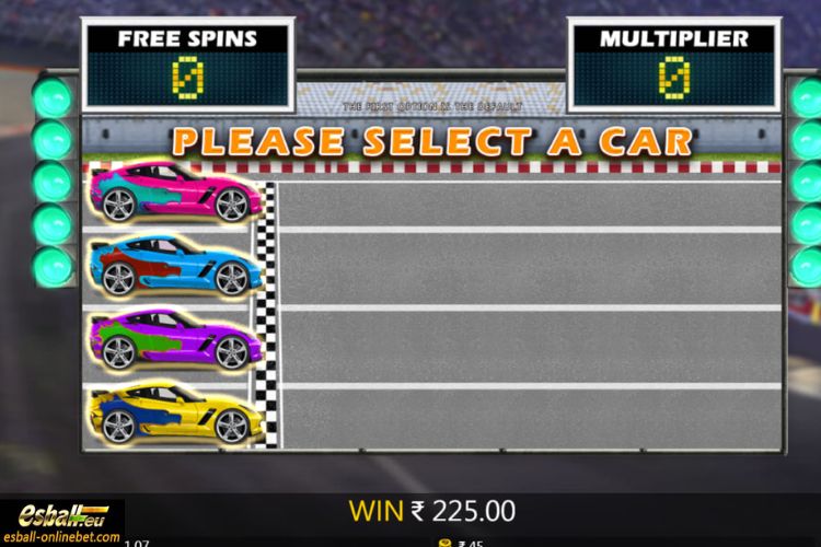 Lucky Racing Free Spins Feature Lucky Racing Free Spins Feature