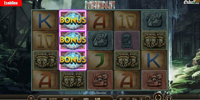 Mayarun Slot Machine Free Spin Bonus Game