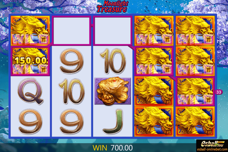 Moonlight Treasure Slot Machine Jackpot Big Win
