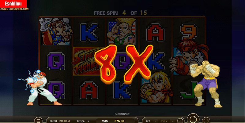 Street Fighter Slot Machine Free Spins Bonus