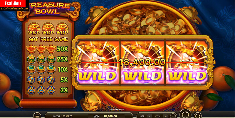 Treasure Bowl Slot Machine Free Spins Bonus