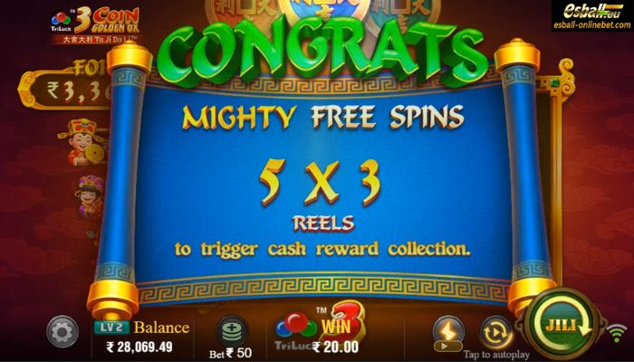 3 Coin Golden OX Slot Free Spin - Blue 3 Coin Golden OX Slot Free Spin - Blue
