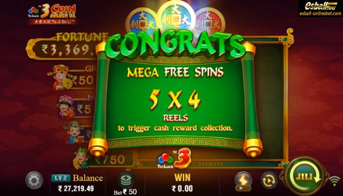 3 Coin Golden OX Slot Free Spin - Green 3 Coin Golden OX Slot Free Spin - Green